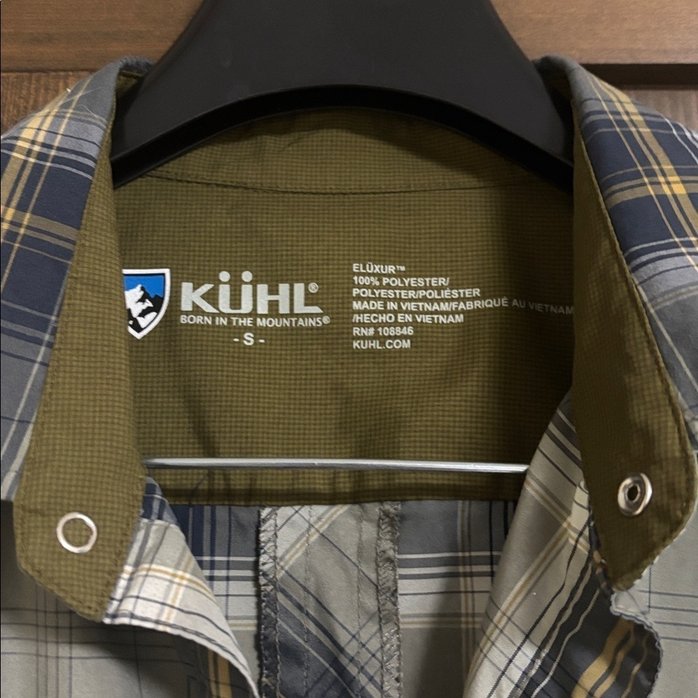 Kühl Konquer Short Sleeve Shirt - Oak Creek Size Small - Picture 3 of 7